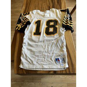 Vintage Hamilton Tiger-Cats CFL Jersey WALKER #18 Player Worn? Russell Athletic